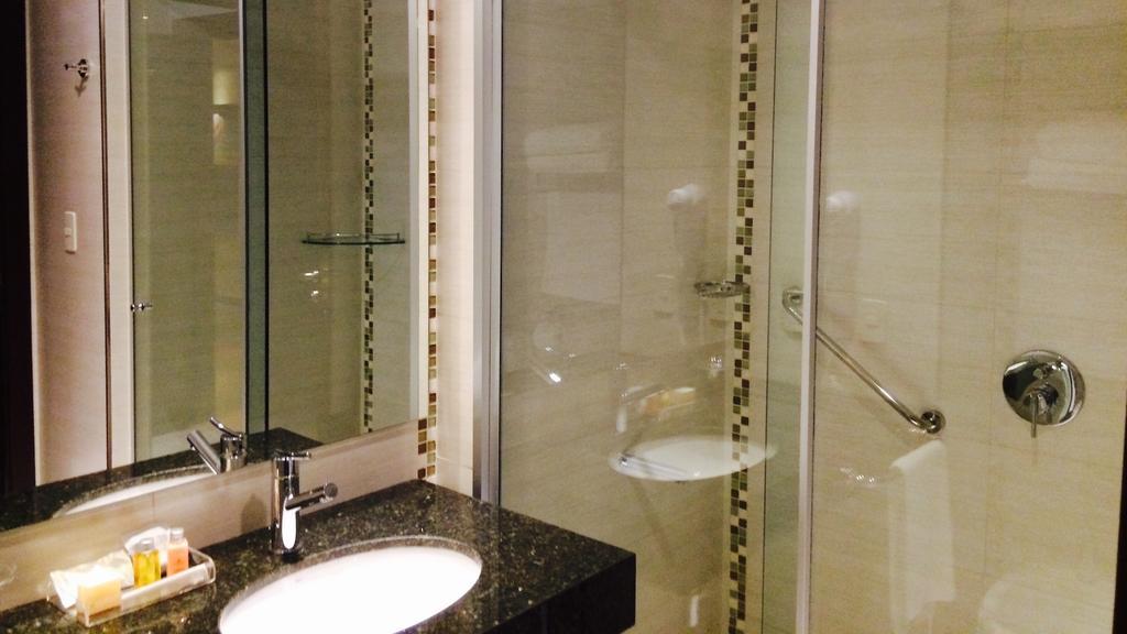 Carnaval Hotel Casino Encarnación Rum bild A shower door